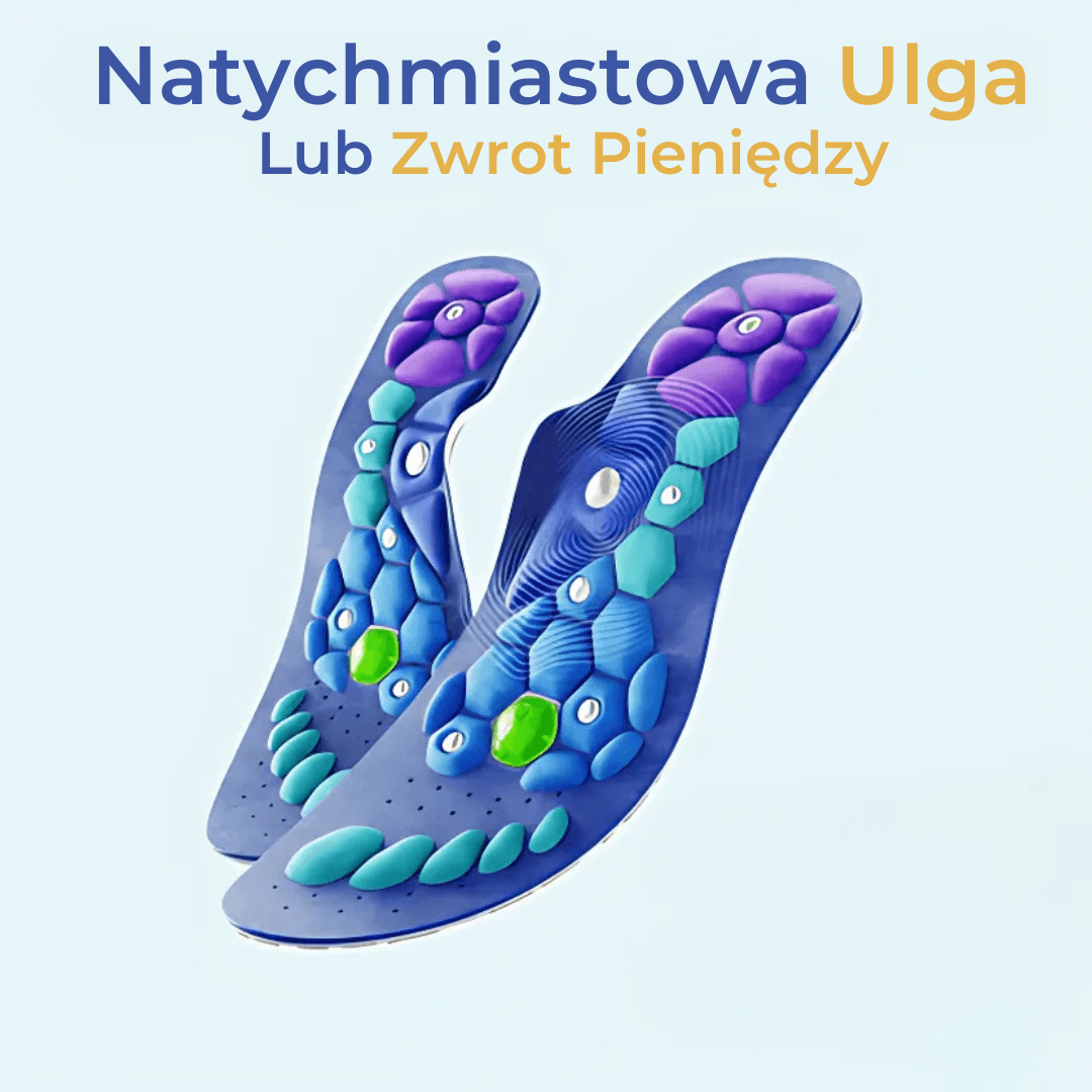 pluszoKrok™ - Magnetyczne Wkładki do Akupresury Stóp